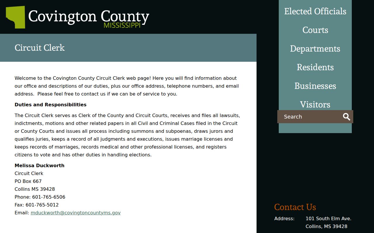 Covington criminal docket Circuit Clerk records information